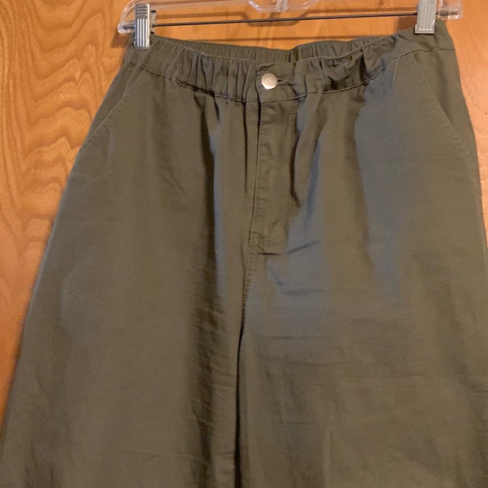Green joggers